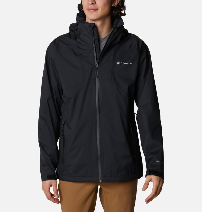 Men's Rain Scape Jacket, Color: Black, image 11