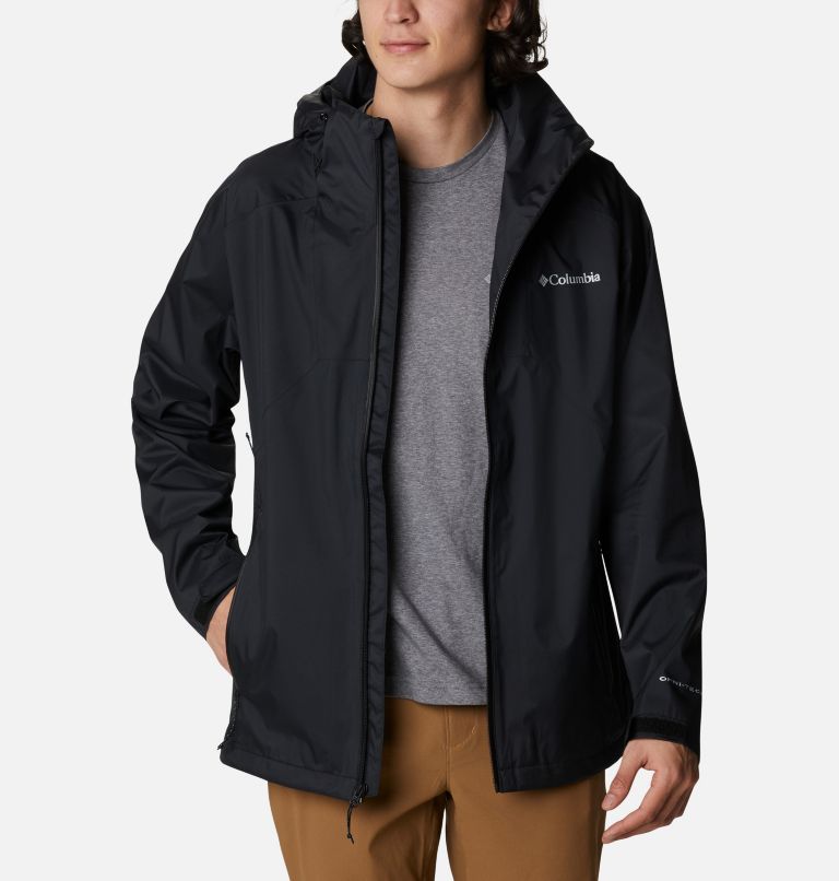 Thumbnail: Men's Rain Scape Jacket, Color: Black, image 1
