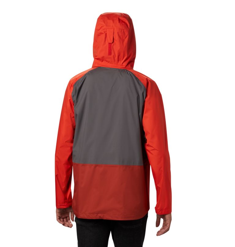 Rain Scape Jacket | 023 | L, Color: City Grey, Wildfire, Carnelian Red, image 2