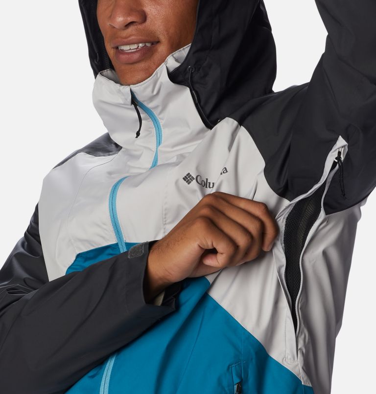 Rain Scape Jacket | 044 | S, Color: Nimbus Grey, Shark, Deep Marine, image 8