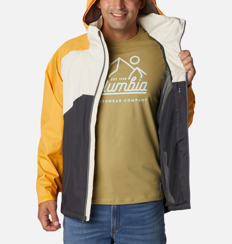 Rain Scape Jacket | 191 | S, Color: Chalk, Mango, Shark, image 5