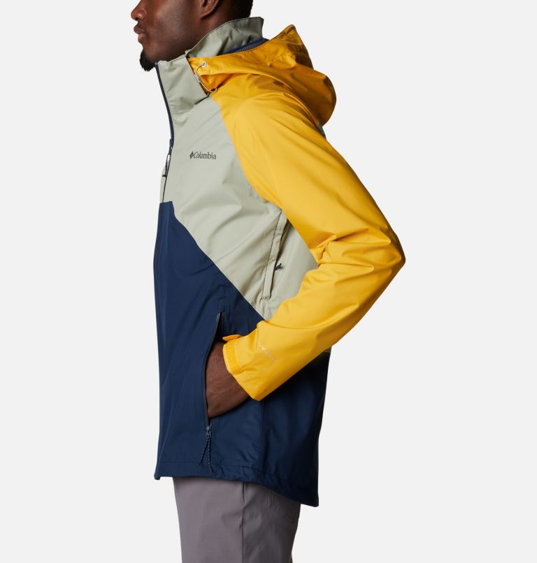 Rain Scape Jacket | 349 | M, Color: Safari, Bright Gold, Collegiate Navy, image 3