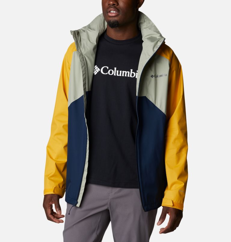 Rain Scape Jacket | 349 | M, Color: Safari, Bright Gold, Collegiate Navy, image 11