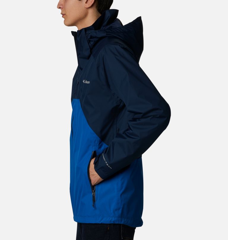 Rain Scape Jacket | 465 | L, Color: Collegiate Navy, Bright Indigo, image 3