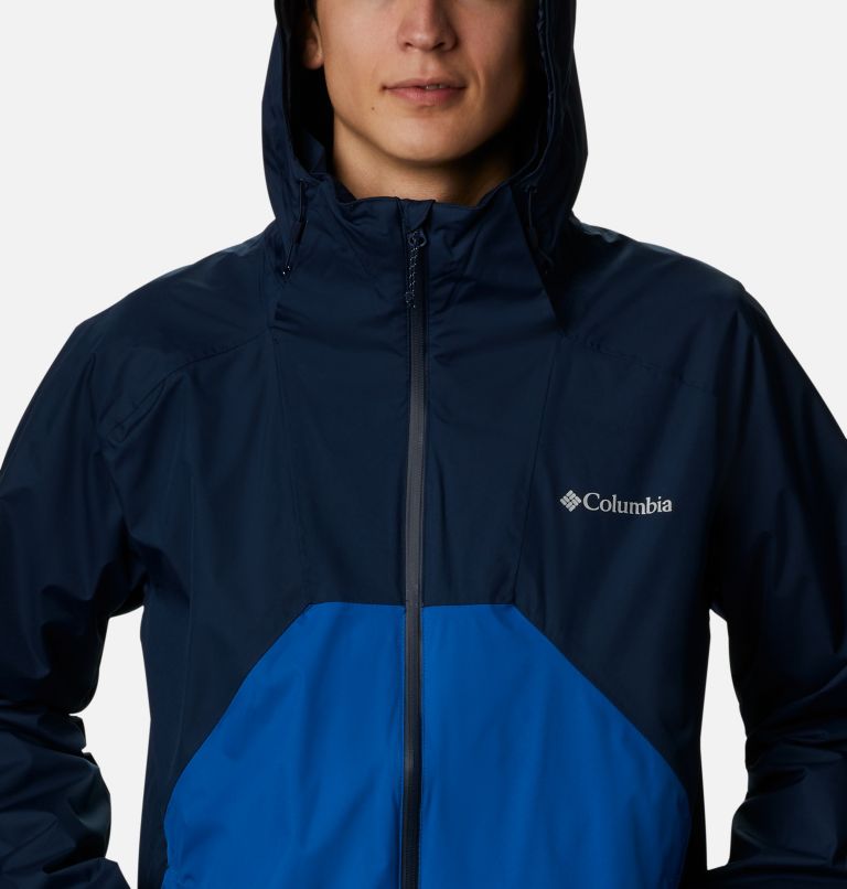 Rain Scape Jacket | 465 | L, Color: Collegiate Navy, Bright Indigo, image 4