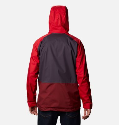 Chaqueta Rain Scape&trade; para hombre Rain Scape&trade; Jacket | 010 | L, Dark Purple, Mtn Red, Red Jasper, Shark, back