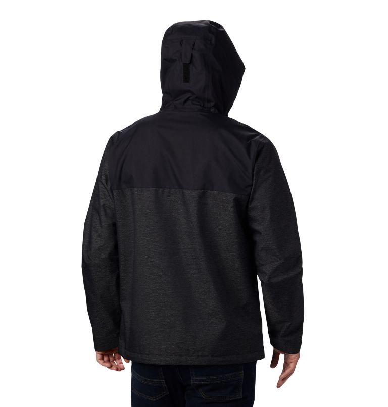 Men's Ridge Gates Rain Jacket, Color: Black, Black Denim