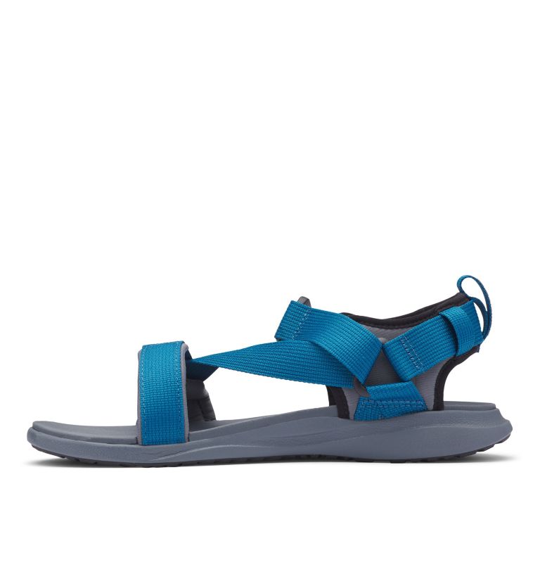 Men's Columbia Sandal, Color: Graphite, Phoenix Blue, image 5