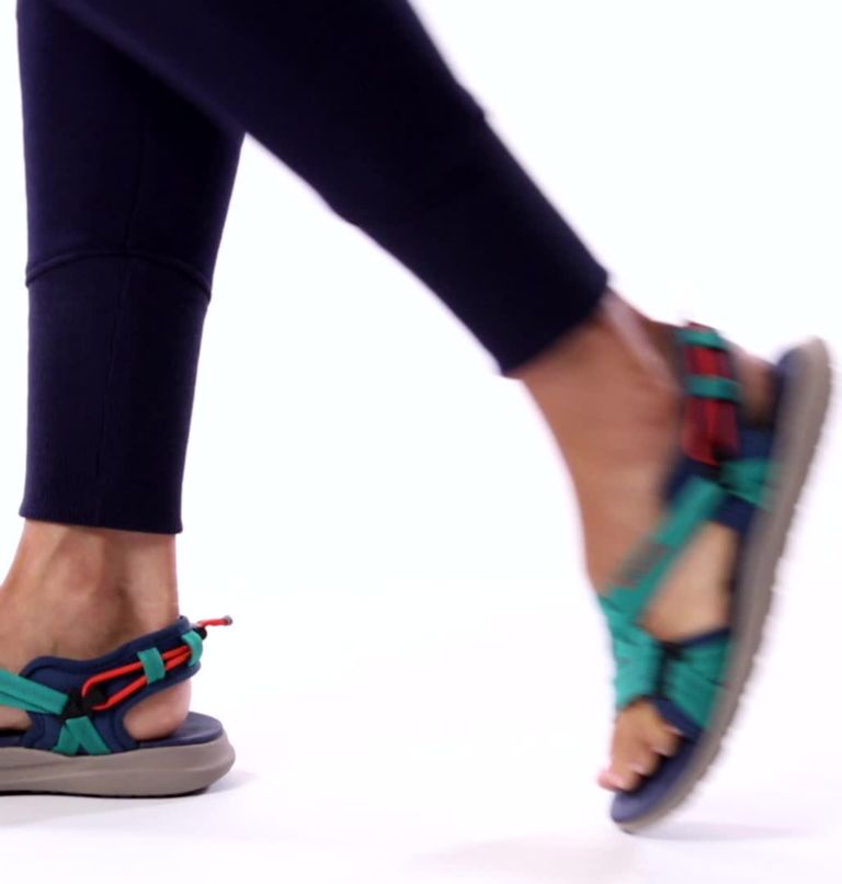 COLUMBIA SANDAL | 403 | 11, Color: Petrol Blue, Zing