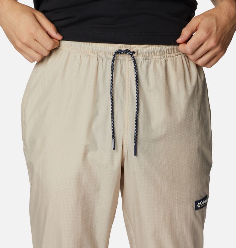 Men's Riptide Wind Pant, Color: Ancient Fossil, White, Collegiate Navy, image 4