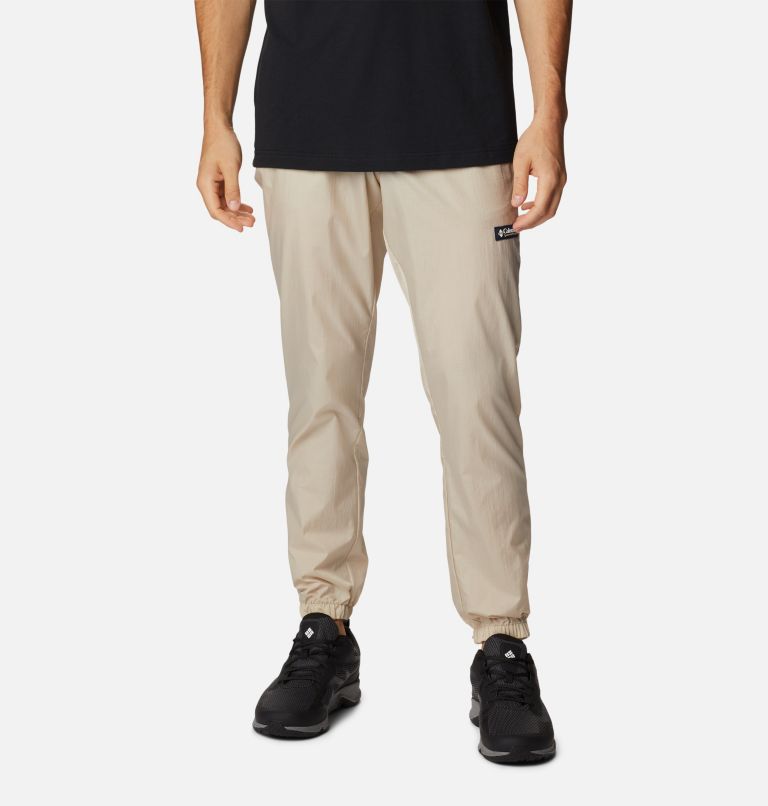 Men's Riptide Wind Pant, Color: Ancient Fossil, White, Collegiate Navy, image 1