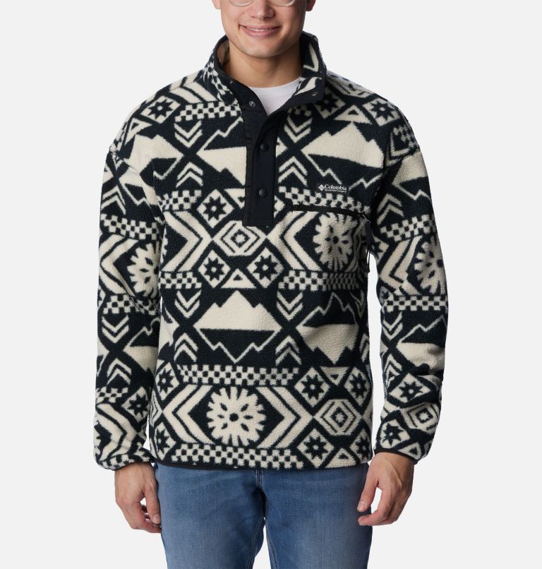 Columbia Men's Helvetia™ Colorblocked Half-Snap Fleece Sweatshirt