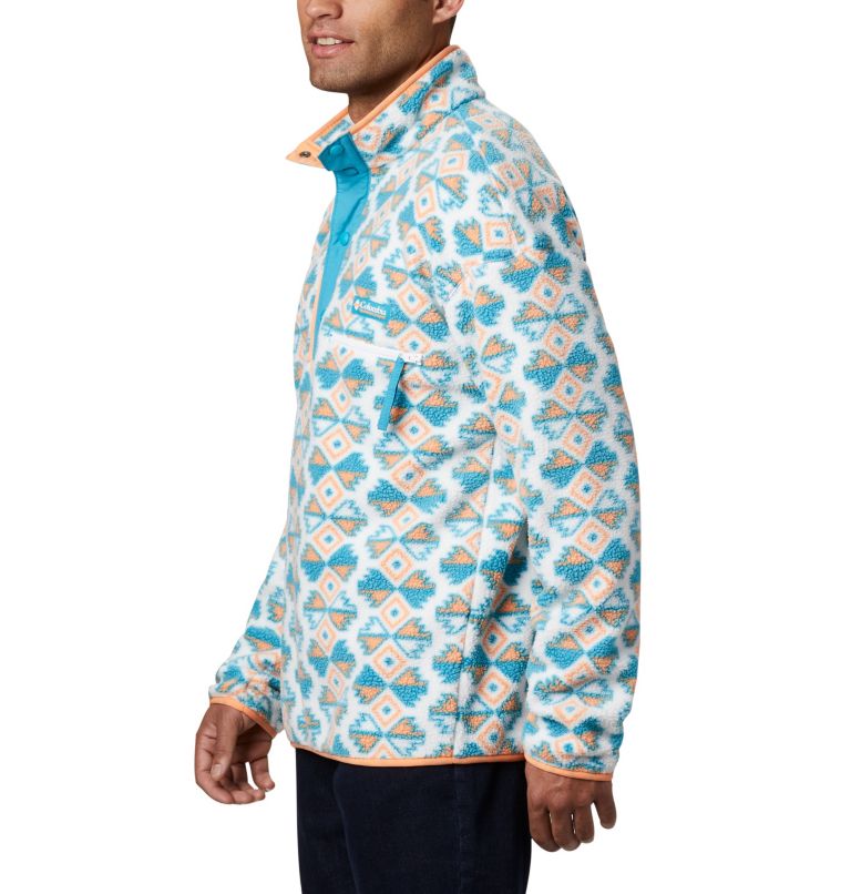 Helvetia Half Snap Fleece | 100 | XXS, Color: White SW Blocks, image 3