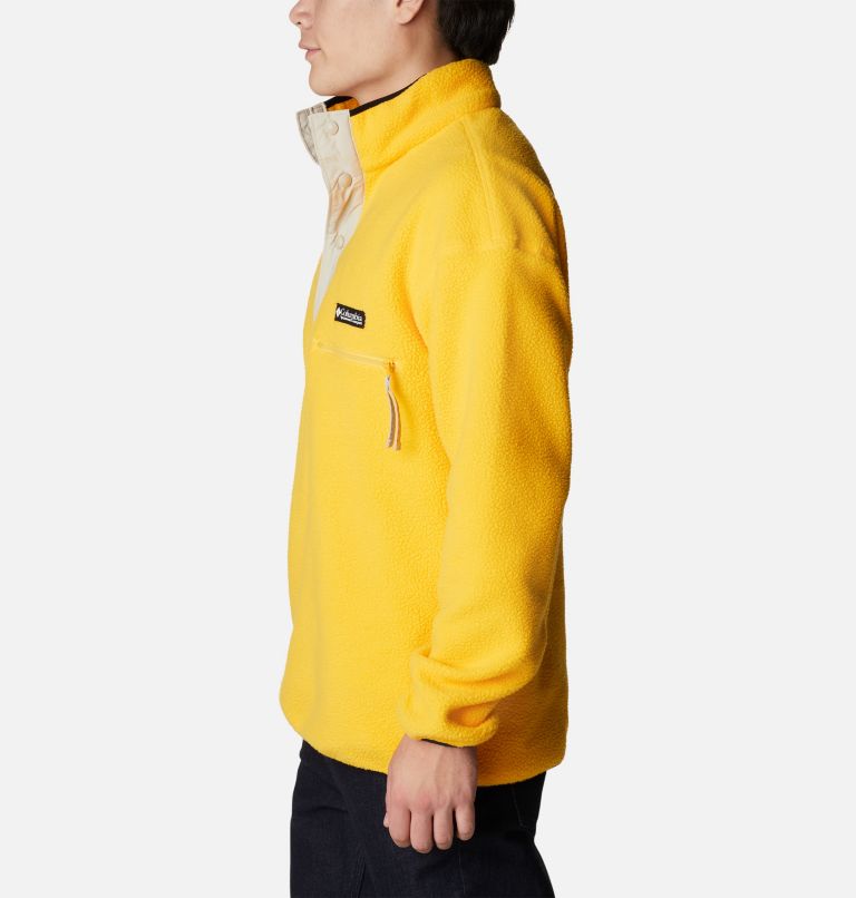 Chandail en polaire avec demi-patte pressionnée Helvetia pour homme, Color: Stinger, image 3