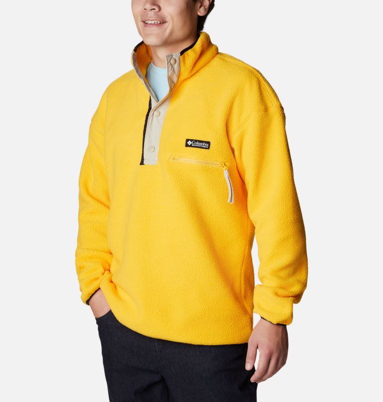 Chandail en polaire avec demi-patte pressionnée Helvetia pour homme, Color: Stinger, image 5