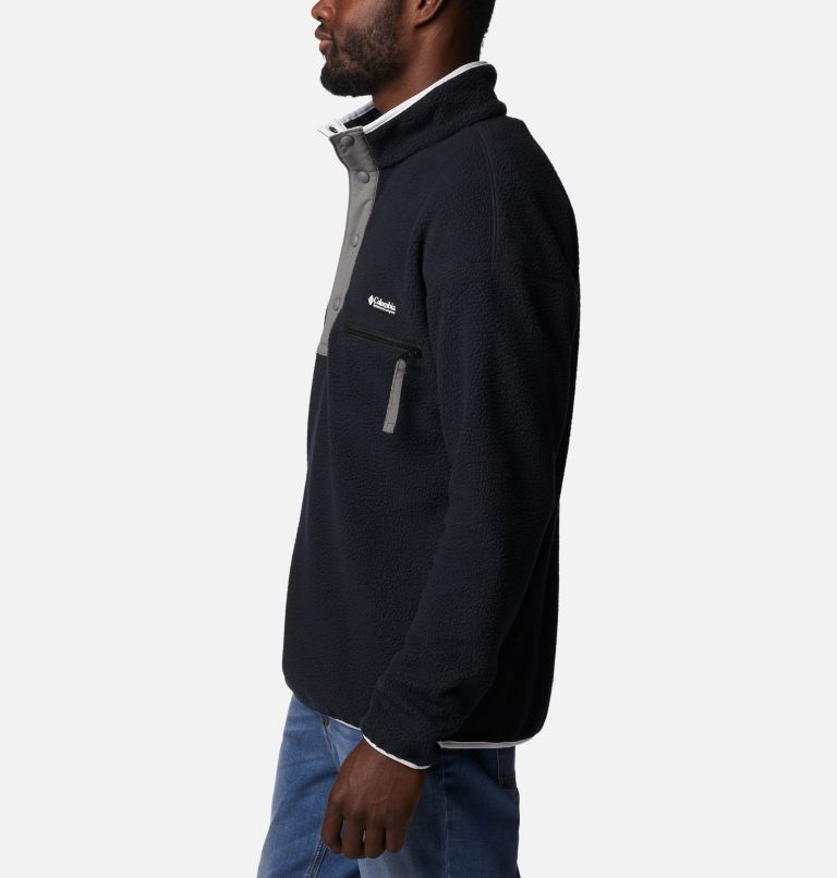 Thumbnail: Men's Helvetia Streetwear Fleece, Color: Black, image 3