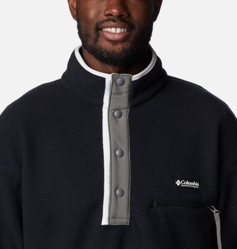 Thumbnail: Men's Helvetia Streetwear Fleece, Color: Black, image 4