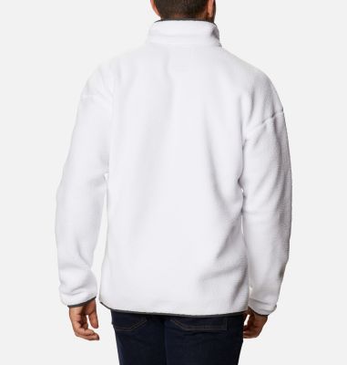 Pile Helvetia&trade; da uomo Helvetia&trade; Half Snap Fleece | 101 | XXL, White, Nimbus Grey, back