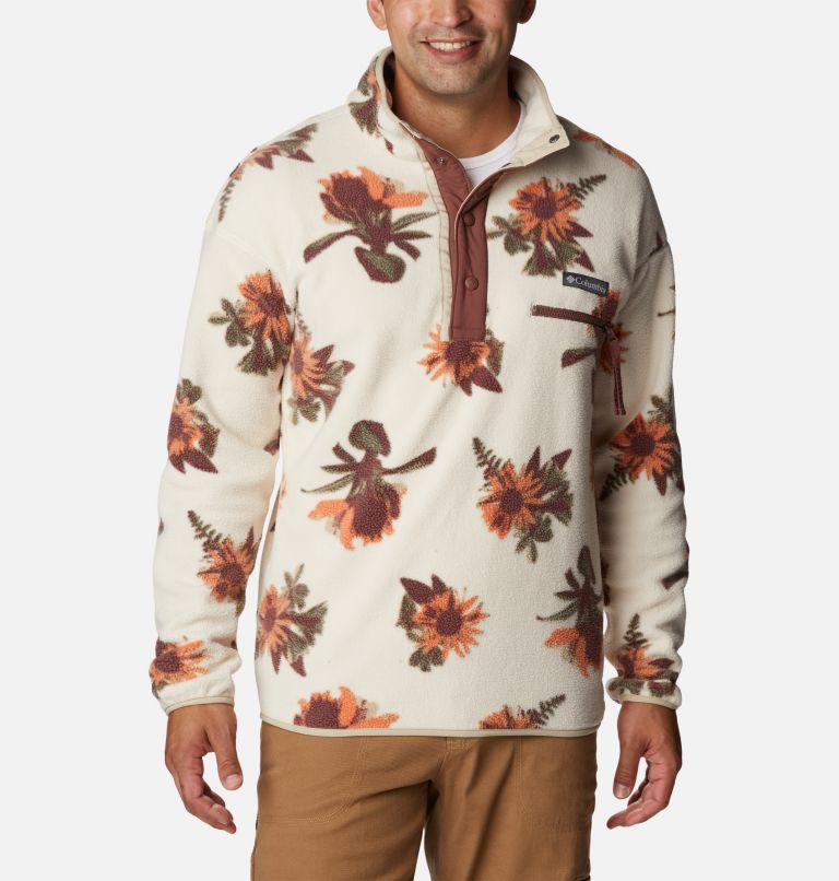 Helvetia Half Snap Fleece | 192 | L, Color: Chalk Staycation, image 1