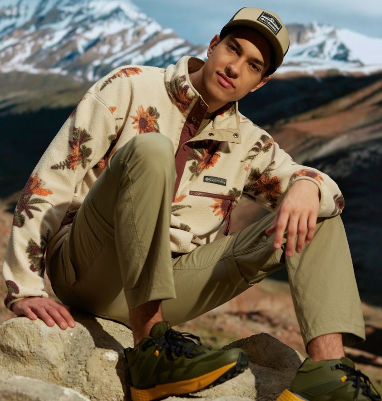 Thumbnail: Men's Helvetia Streetwear Fleece, Color: Chalk Staycation, image 6