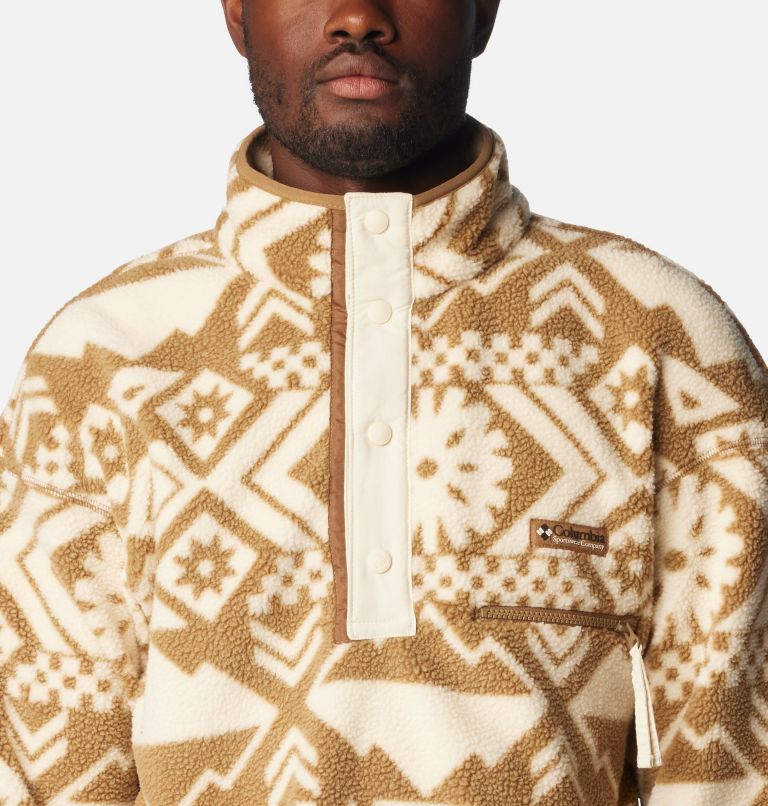 Mens aztec shop fleece pullover