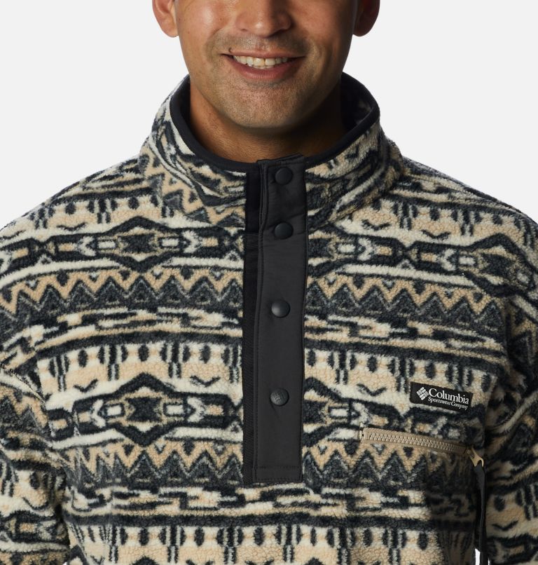 Polaire Streetwear Helvetia Homme, Color: Ancient Fossil 80s Stripe Print, image 4