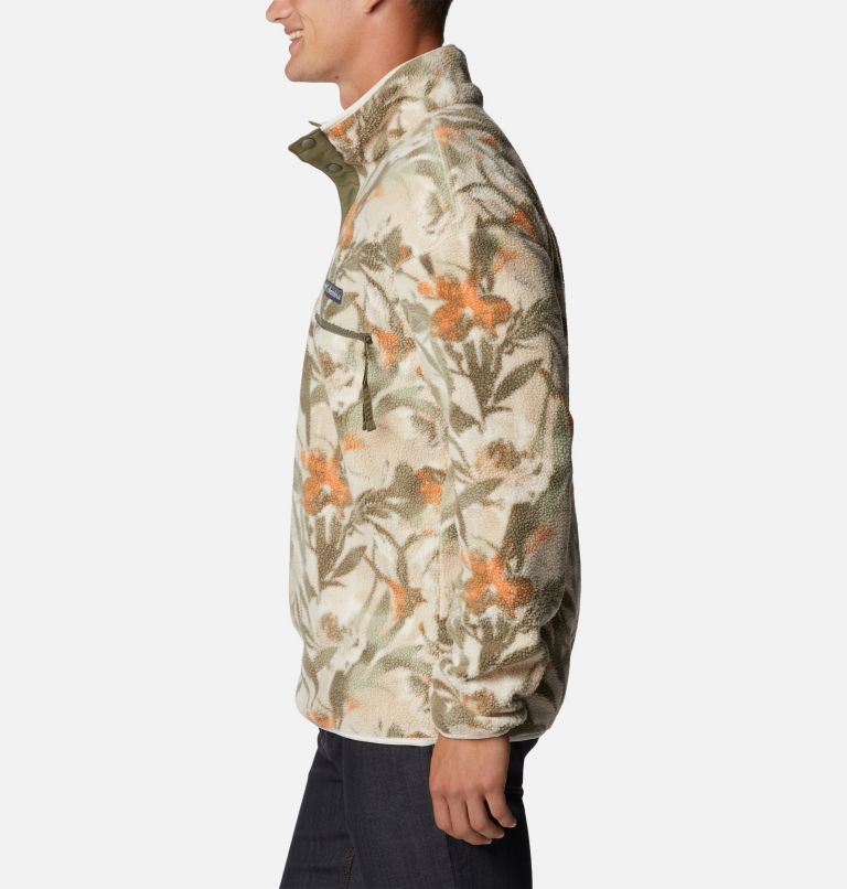 Men's Helvetia Streetwear Fleece, Color: Ancient Fossil Floriculture, image 3