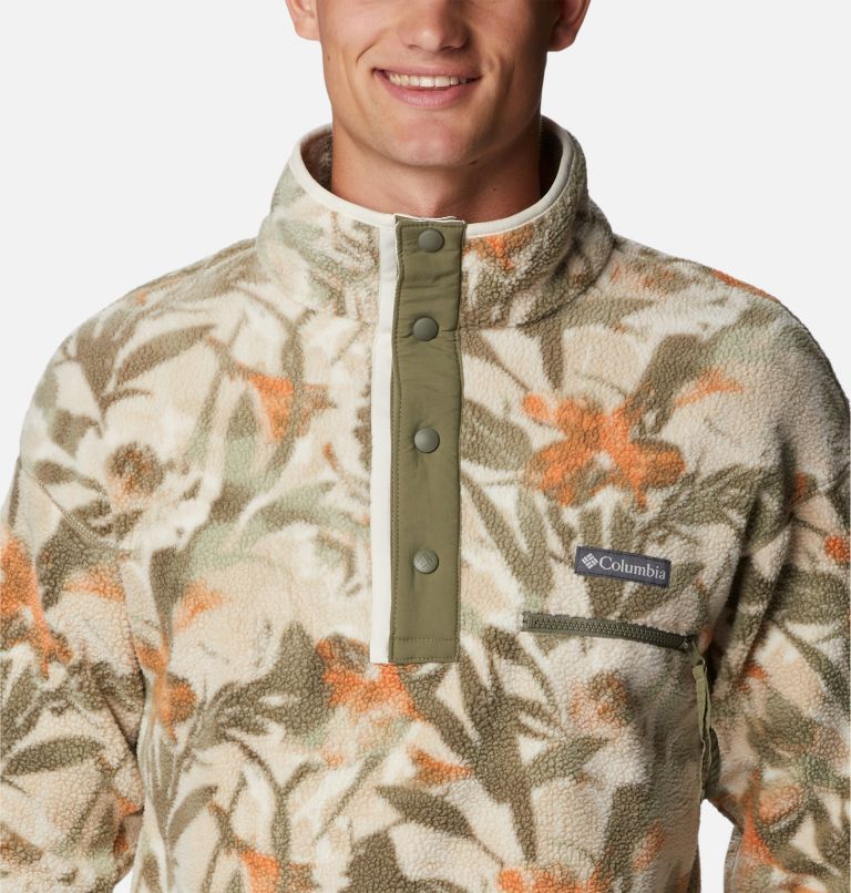 Men's Helvetia Streetwear Fleece, Color: Ancient Fossil Floriculture, image 4