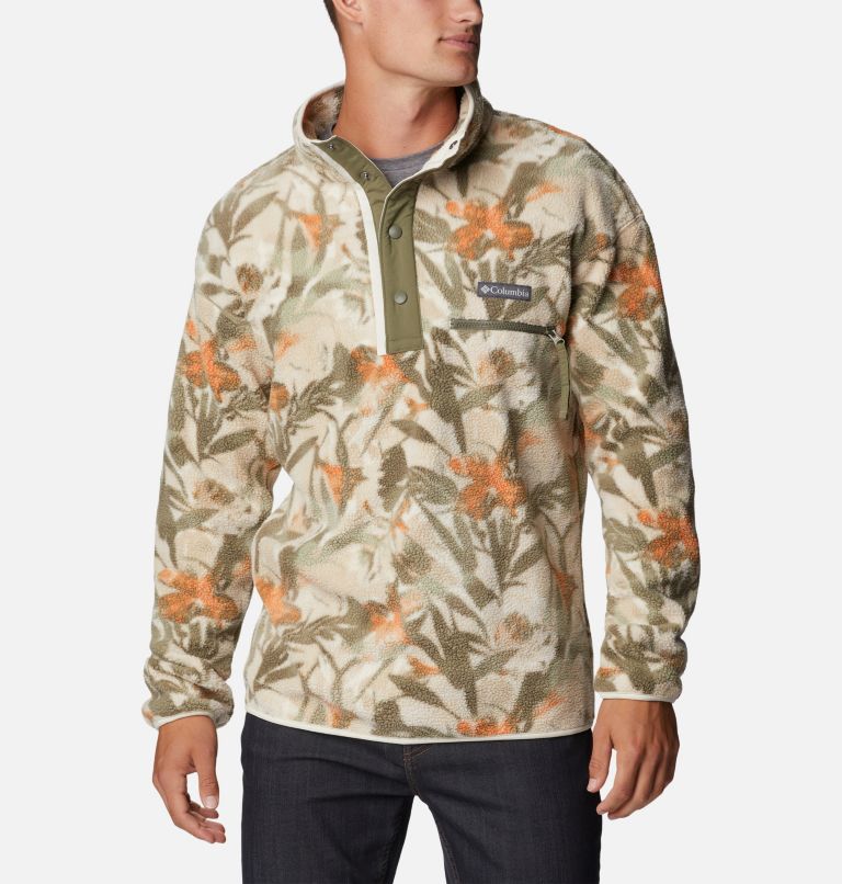 Men's Helvetia Streetwear Fleece, Color: Ancient Fossil Floriculture, image 1