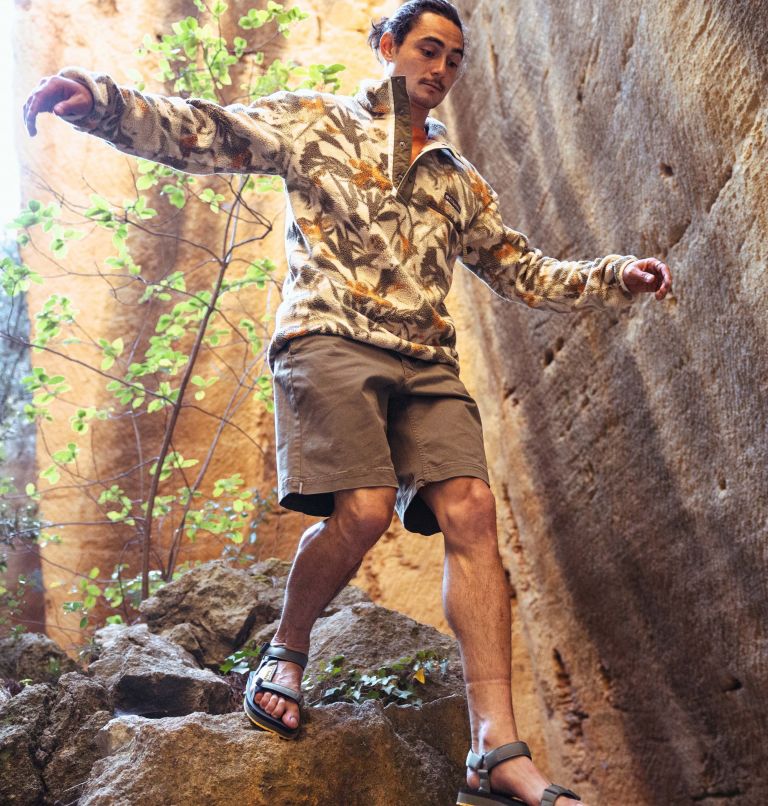 Men's Helvetia Streetwear Fleece, Color: Ancient Fossil Floriculture, image 8