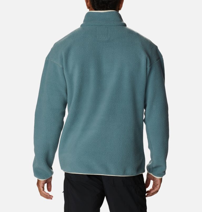 Men's Helvetia Streetwear Fleece, Color: Metal, Chalk, image 2