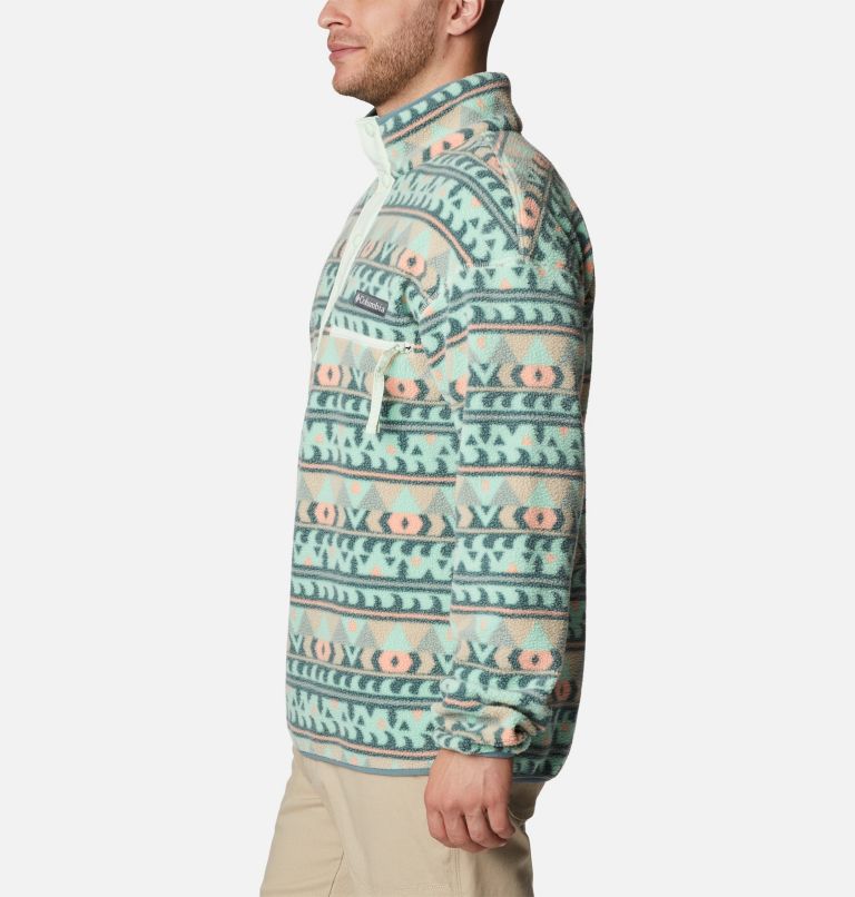 Men's Helvetia Streetwear Fleece, Color: Metal Camp Blanket, image 3