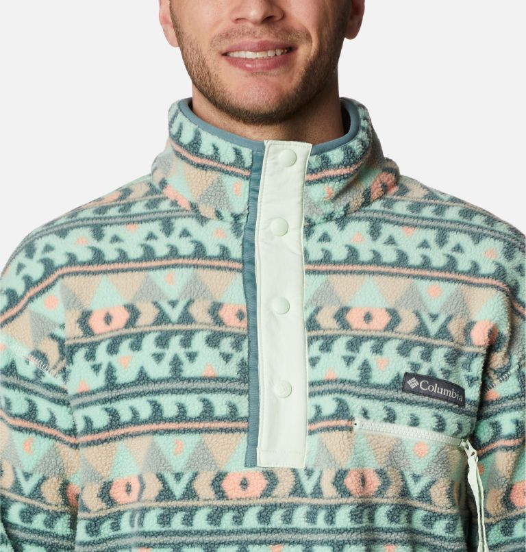 Men's Helvetia Streetwear Fleece, Color: Metal Camp Blanket, image 4