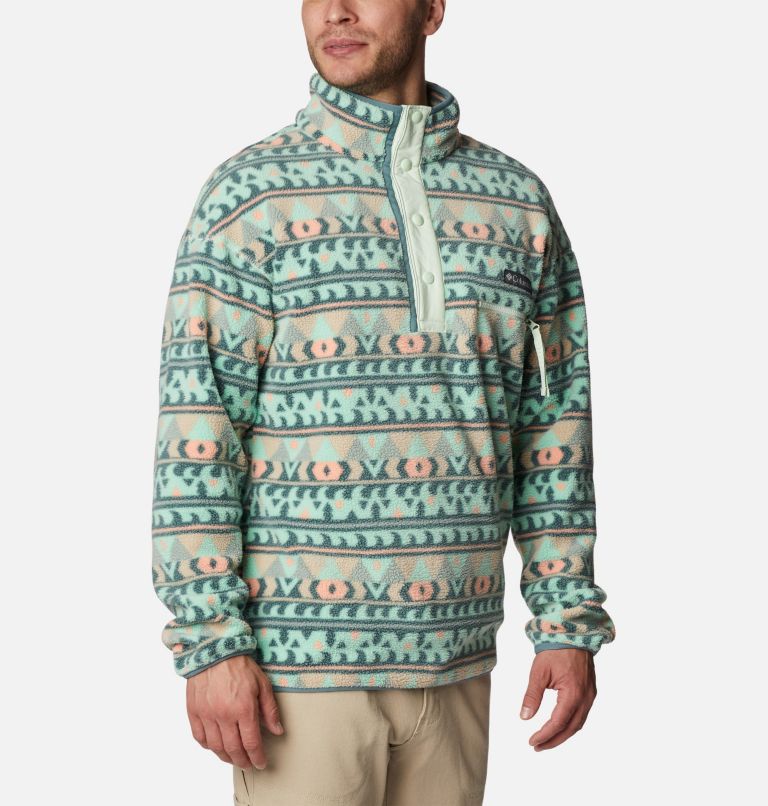 Men's Helvetia Streetwear Fleece, Color: Metal Camp Blanket, image 5