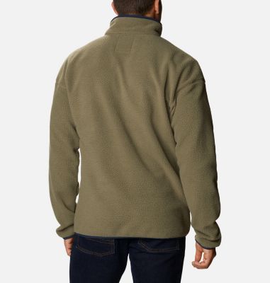 Pile Helvetia&trade; da uomo Helvetia&trade; Half Snap Fleece | 101 | XXL, Stone Green, Ancient Fossil, back
