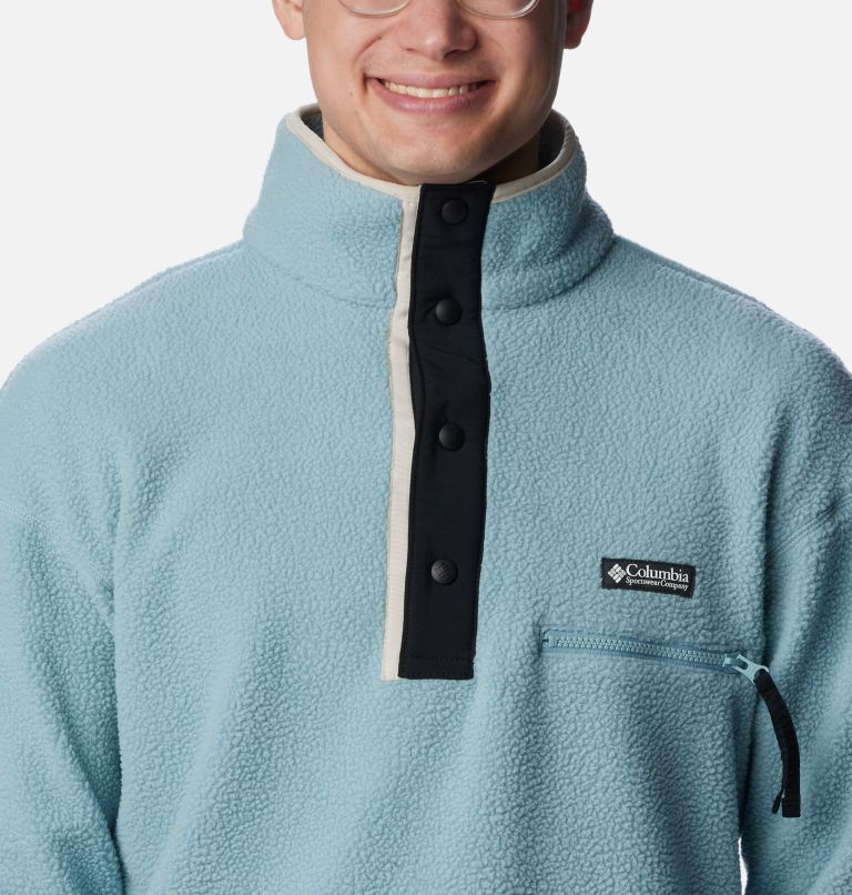 Helvetia Half Snap Fleece | 460 | XXS, Color: Stone Blue, image 4