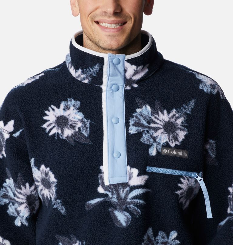 Men's Helvetia Streetwear Fleece, Color: Collegiate Navy Staycation, image 4