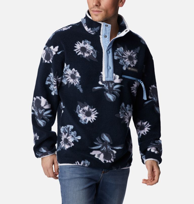 Men's Helvetia Streetwear Fleece, Color: Collegiate Navy Staycation, image 5