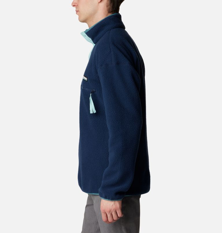 Men's Helvetia Streetwear Fleece, Color: Collegiate Navy, Spray, Cloudburst, image 3