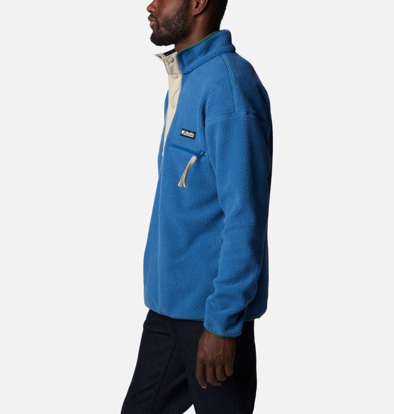Helvetia Half Snap Fleece | 483 | XL, Color: Impulse Blue, image 3