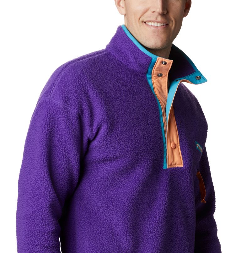 Helvetia Half Snap Fleece | 517 | M, Color: Vivid Purple, image 5