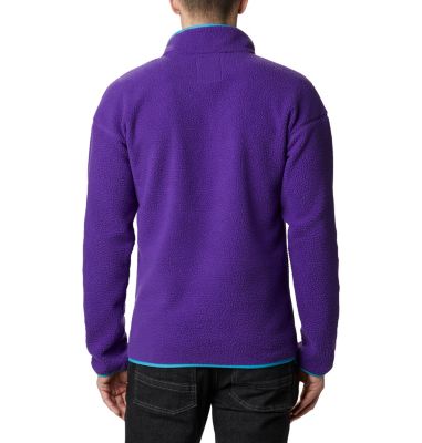 Pile Helvetia&trade; da uomo Helvetia&trade; Half Snap Fleece | 101 | XXL, Vivid Purple, back