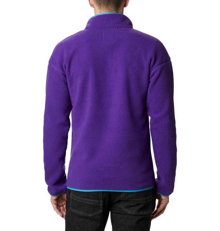 Helvetia Half Snap Fleece | 517 | M, Color: Vivid Purple, image 2