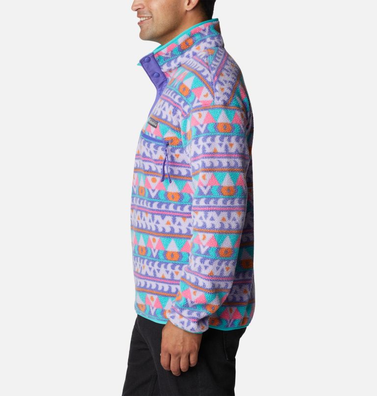 Thumbnail: Men's Helvetia Streetwear Fleece, Color: Purple Lotus Camp Blanket, image 3