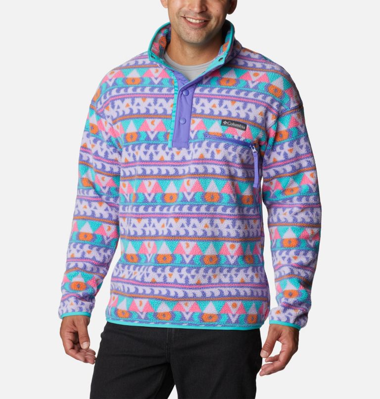 Men's Helvetia Streetwear Fleece, Color: Purple Lotus Camp Blanket, image 1