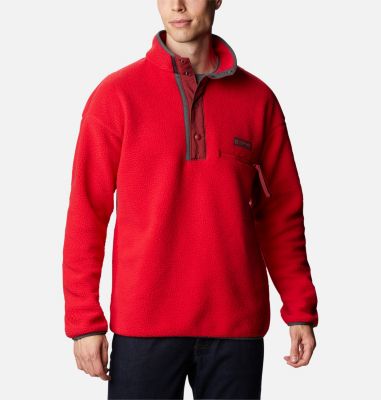 Pile Helvetia&trade; da uomo Helvetia&trade; Half Snap Fleece | 101 | XXL, Mountain Red, Red Jasper, front