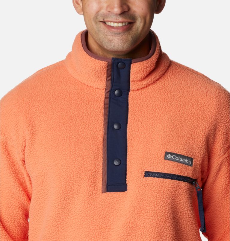Men's Helvetia Streetwear Fleece, Color: Desert Orange, image 4