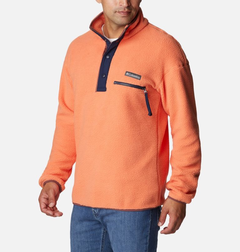 Thumbnail: Helvetia Half Snap Fleece für Männer, Color: Desert Orange, image 5