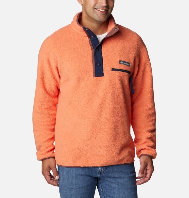 Men's Helvetia Streetwear Fleece, Color: Desert Orange, image 1