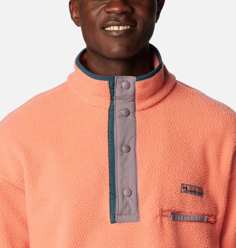 Thumbnail: Polaire Streetwear Helvetia Homme, Color: Faded Peach, image 4